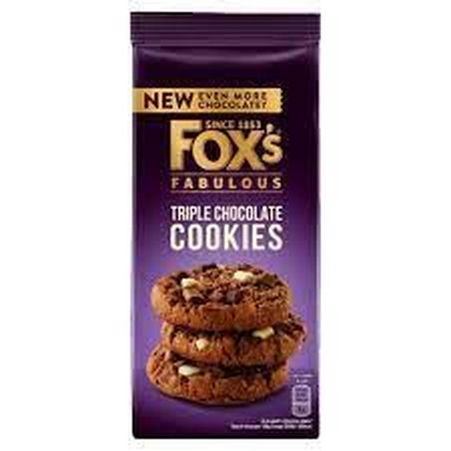 Fox's Chunkie Cookies Triple Chocolate 180g