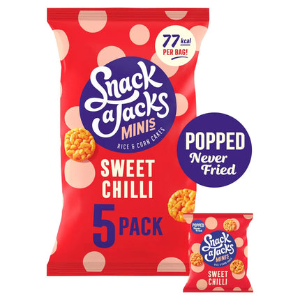 Walkers Snack A Jacks Sweet Chilli Multipack 5x19g