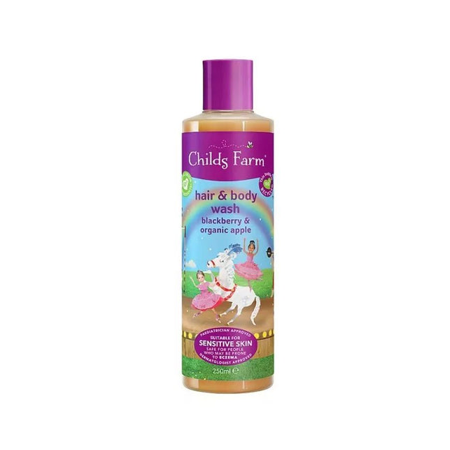 Childs Farm Hair & Bodywash, Blackberry & Organic Apple 250ml