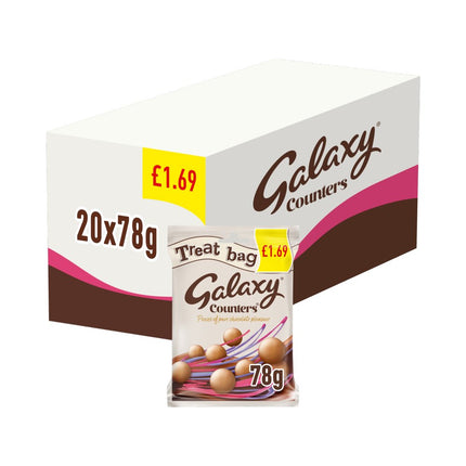 Galaxy Counters Chocolate Treat Bag £1.69 PMP 78g