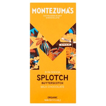 Montezumas Splotch 51% Milk With Butterscotch Bars 90g