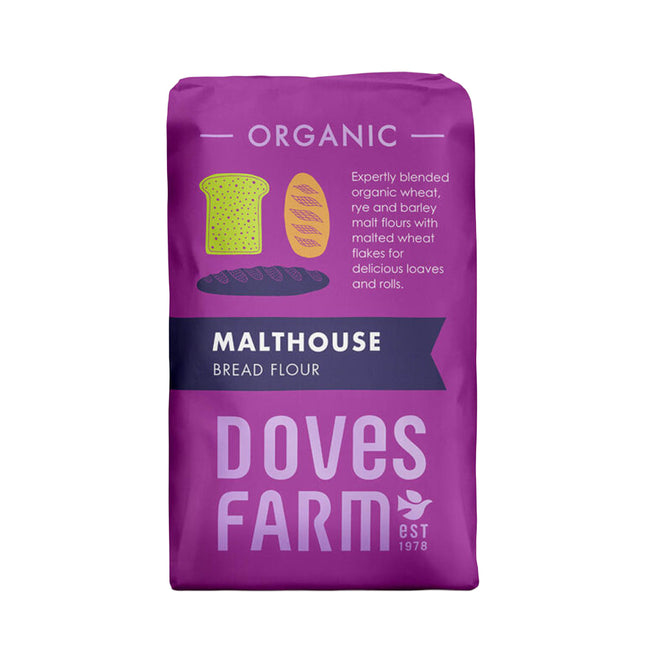 Doves Farm Organic Malthouse Bread Flour 1kg