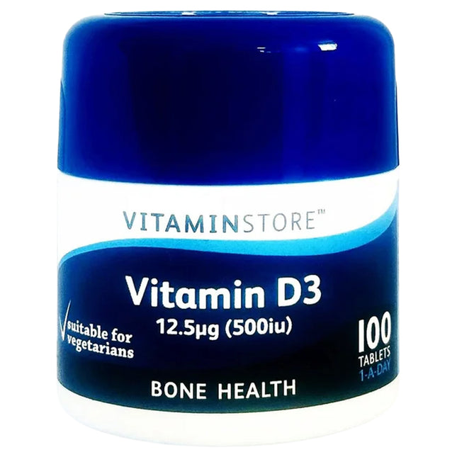 Vitamin Store Vitamin D 12.5Ug Tablets 100s