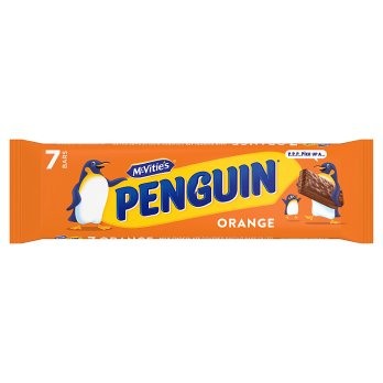 McVitie's Penguin Orange Biscuit Bar 7 x 24.6g