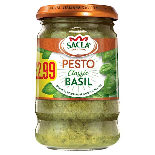 Sacla Basil Pesto PMP £2.99 190g