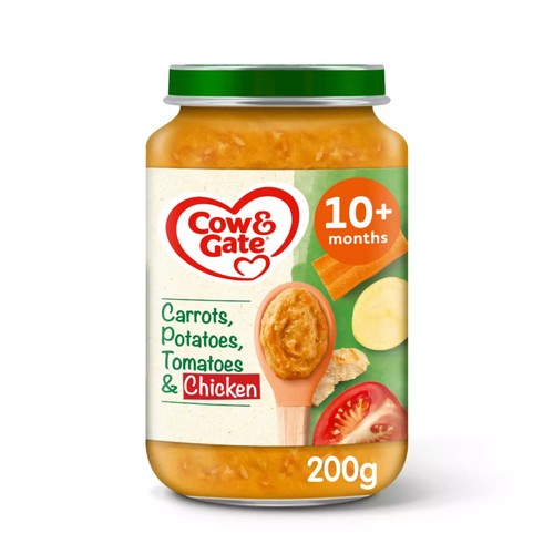Cow & Gate Jar 6X200G Carrot & Chicken Potatos