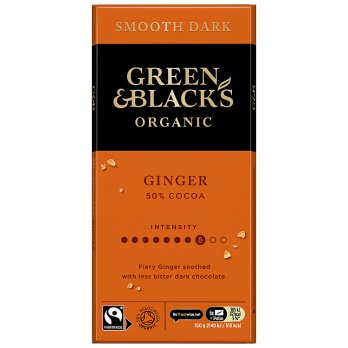 Green & Black's Organic Ginger Dark Chocolate 90g