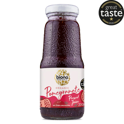 Biona Organic Pomegrante Juice Pure Not From Concentrate 200ml