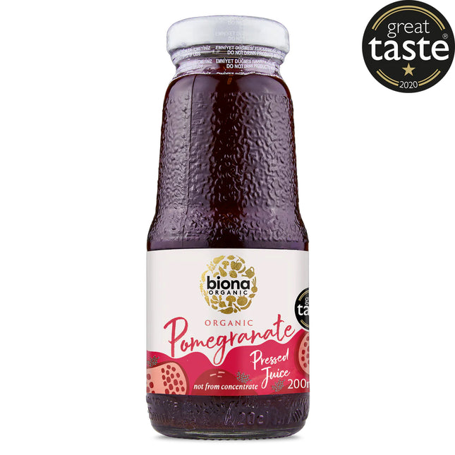 Biona Organic Pomegrante Juice Pure Not From Concentrate 200ml