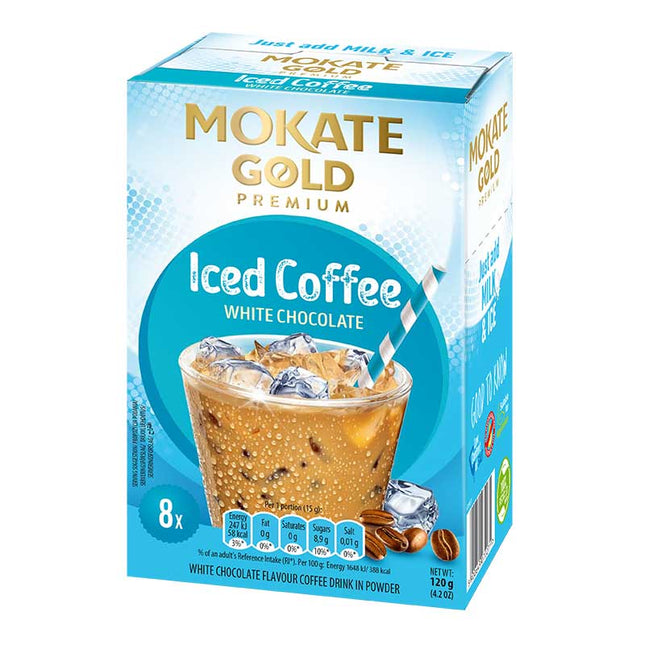 Mokate - Iced Coffee White Chocolate 8x15g