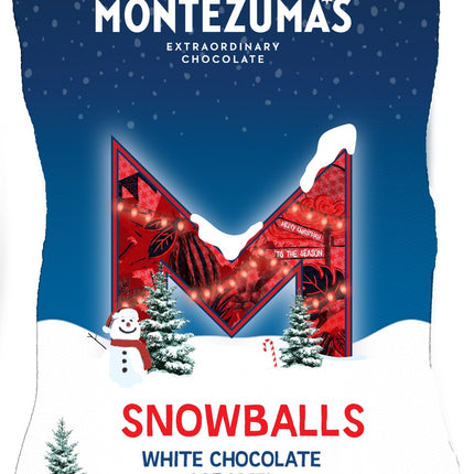 Montezumas White Chocolate Caramel Snowballs Bag 120g