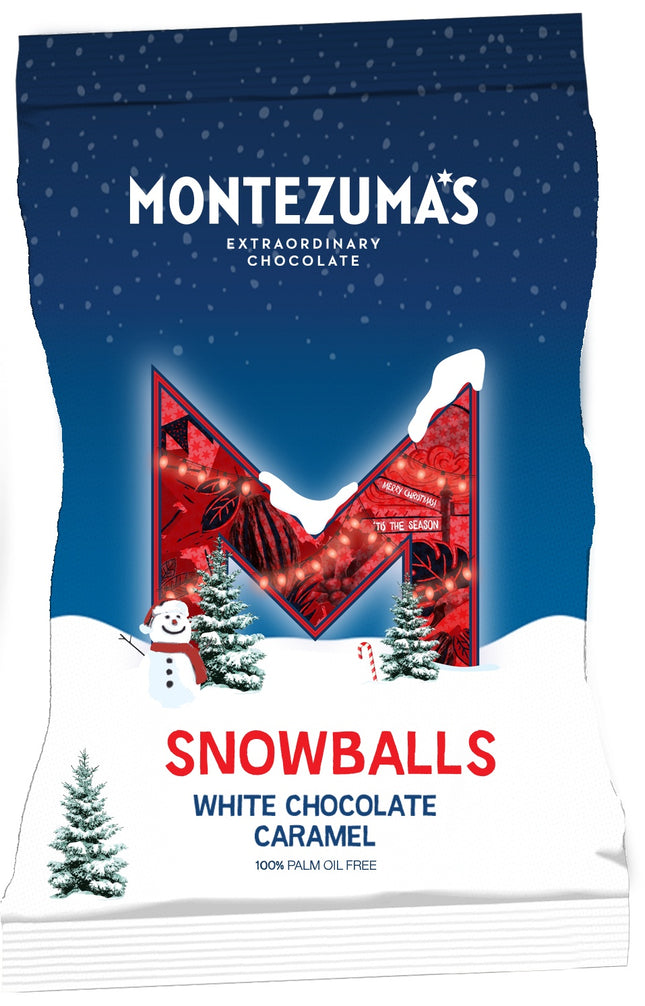 Montezumas White Chocolate Caramel Snowballs Bag 120g
