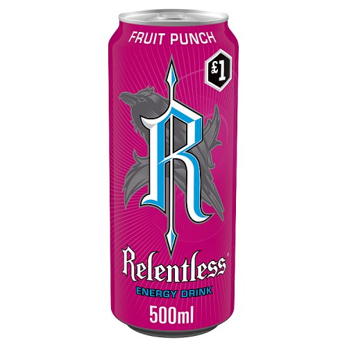 Relentless Fruit Punch PMP £1.00 500ml
