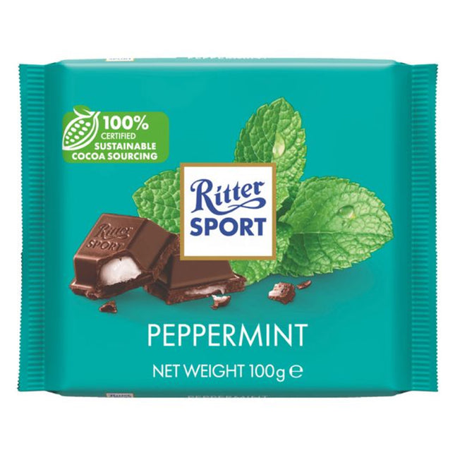 Ritter Sport Dark Chocolate with Peppermint 5PK 100g
