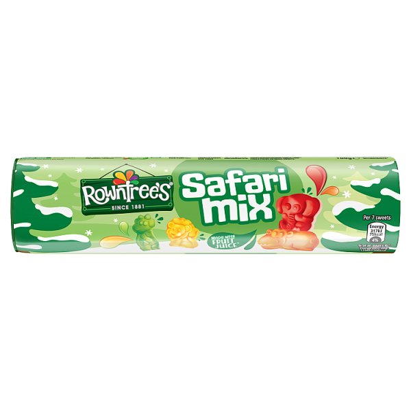 Rowntrees Safari Mix Giant Tube 100G