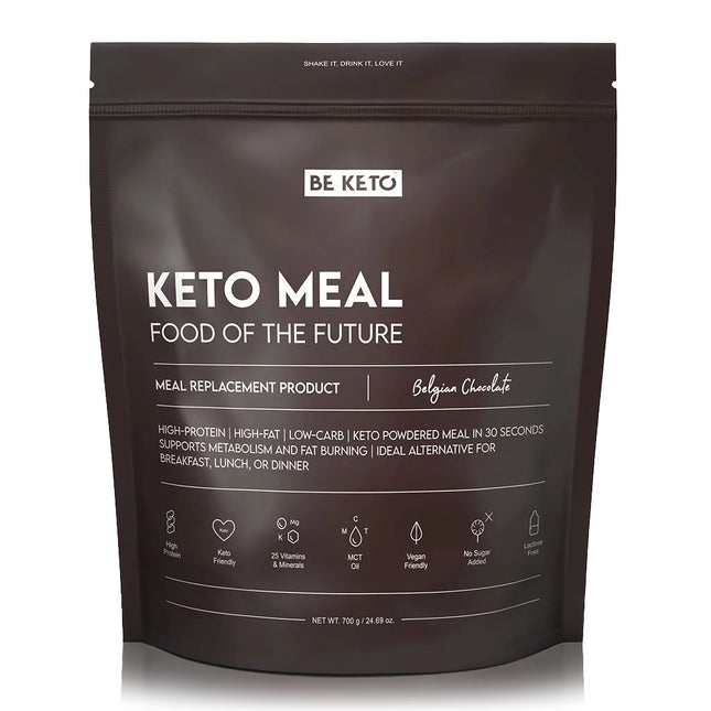 BeKeto Keto Meal Belgian Chocolate 700g