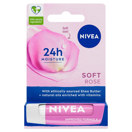 Nivea Soft Rose Lip Balm 5ml