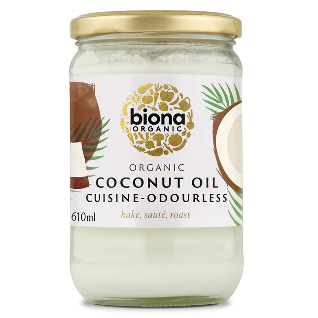 Biona Organic Coconut Oil Cuisine Mild & Odour Free 610 ml