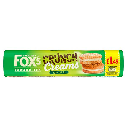 Fox's Crunch Cream Gingers £1.49 PMP 12X200G