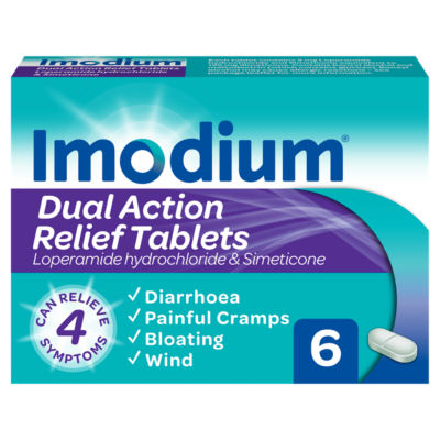 Imodium Dual Action Tabs 6s UK