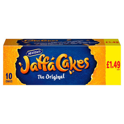 McVitie's Jaffa Cakes Original Chocolate Biscuits 10 Cakes £1.49 PMP 110g