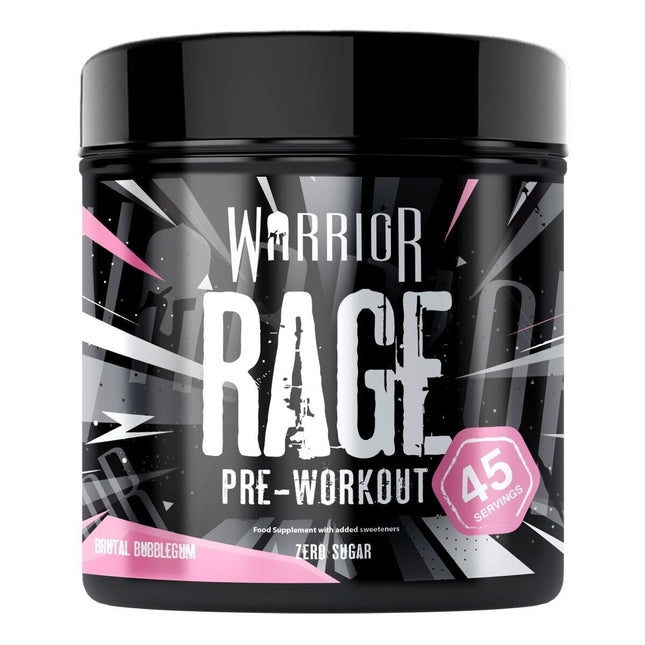 Warrior RAGE Pre-Workout Brutal Bubblegum 45 Serves / 392g