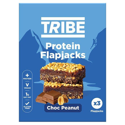 TRIBE Protein Flapjack Choc Peanut Multipack 3 x 38g