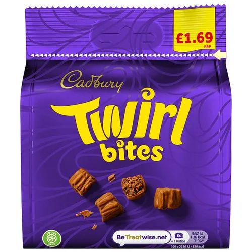 Cadbury Twirl Bites PMP £1.69 85g