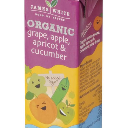Organic Grape, Apple, Apricot & Cucumber 200ml
