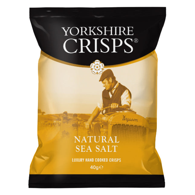 Yorkshire Crisps Natural Sea Salt 40g