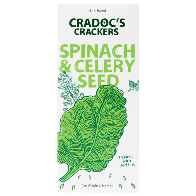Cradocs Spinach and Celery Seed Cracker 80g