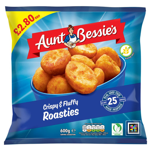 Aunt Bessie's Roast Potatoes PMP £2.80 600G