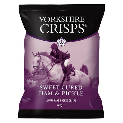 Yorkshire Crisps Sweet Cured Ham & Pickle 40g