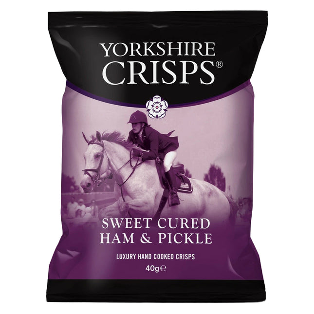 Yorkshire Crisps Sweet Cured Ham & Pickle 40g