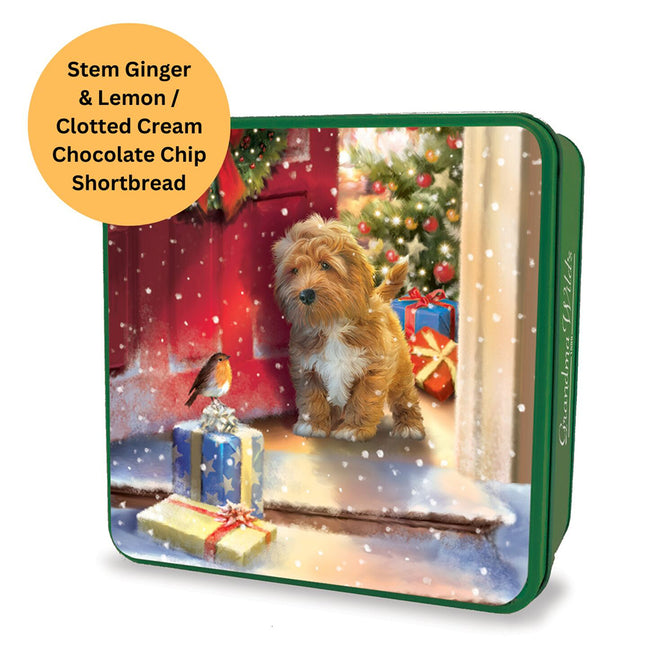 Grandma Wild's Embossed Cockapoo on a Doorstep 200g