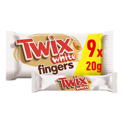 Twix White 9 Pack 180g