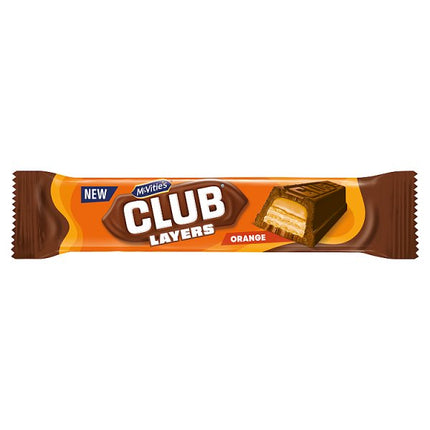 McVitie's Club Layers Orange CDU 39.5g