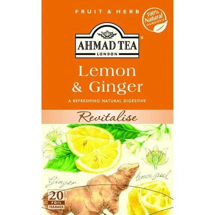 Ahmad Tea Lemon & Ginger 20x2g