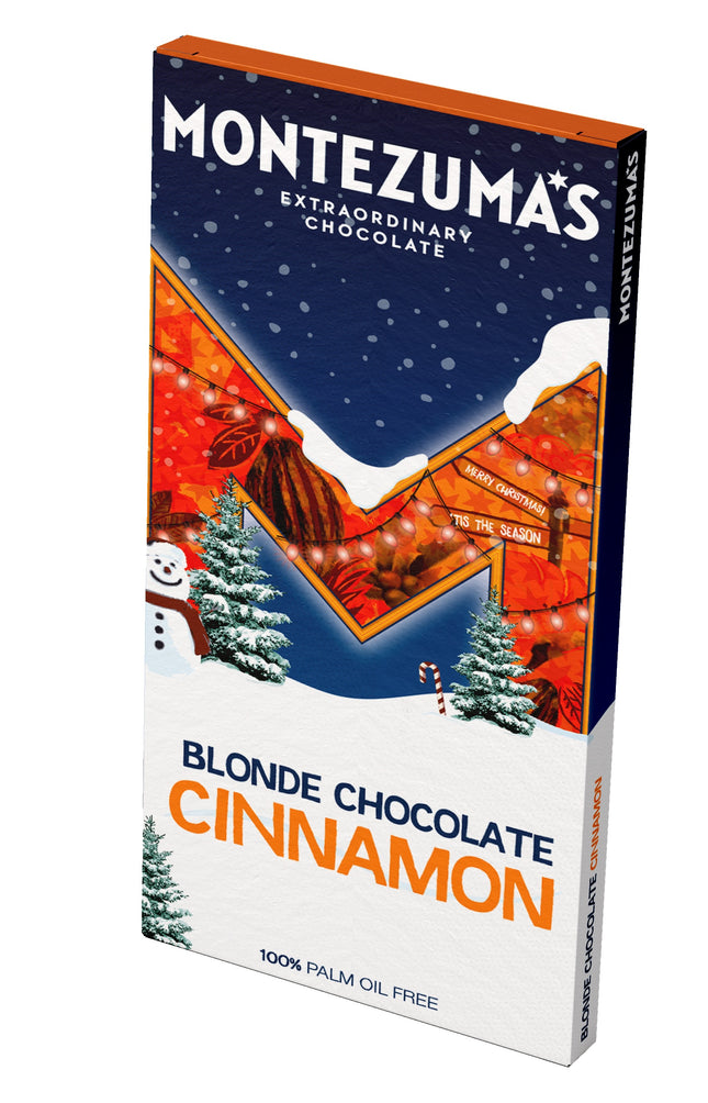 Montezumas Blonde Chocolate Cinnamon 90g
