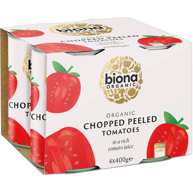 Biona Organic Chopped Tomatoes 4Pack 4x400g