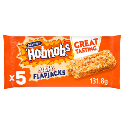 McVitie's Hobnobs Oaty Flapjacks Milk Chocolate Multipack 131.8g