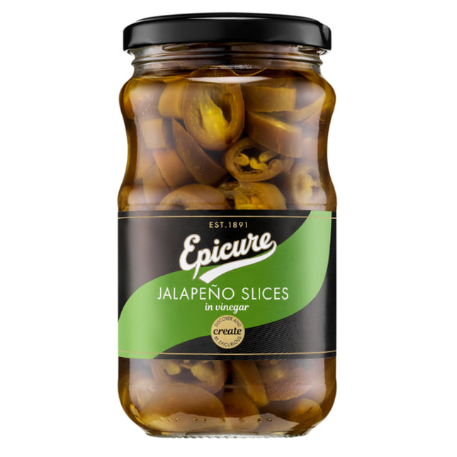 Epicure Green Jalapeno Slices 350G