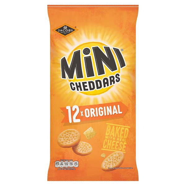 Jacob's Mini Cheddars Original Baked Snacks Multipack 23g