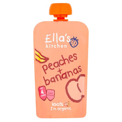 Ella's Kitchen S1 - Peaches + Bananas 120g