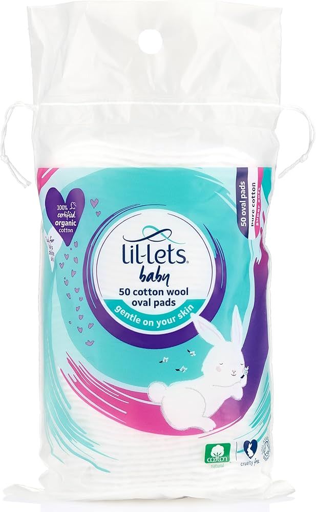 Lil-lets Cotton Oval Pads 50pk