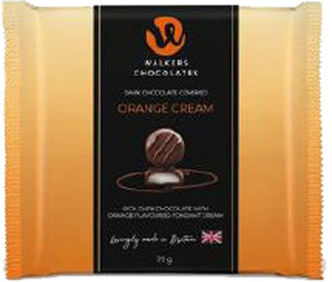 Walkers Milk Chocolate Orange Cream Flow Wrap 75g