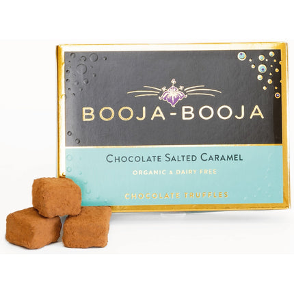 Booja Booja Chocolate Salted Caramel Chocolate Truffles - Eight Truffle Pack 92g